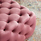 Anthem Tufted Button Square Performance Velvet Ottoman  - No Shipping Charges