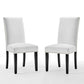 Parcel Performance Velvet Dining Side Chairs - Set of 2 - No Shipping Charges