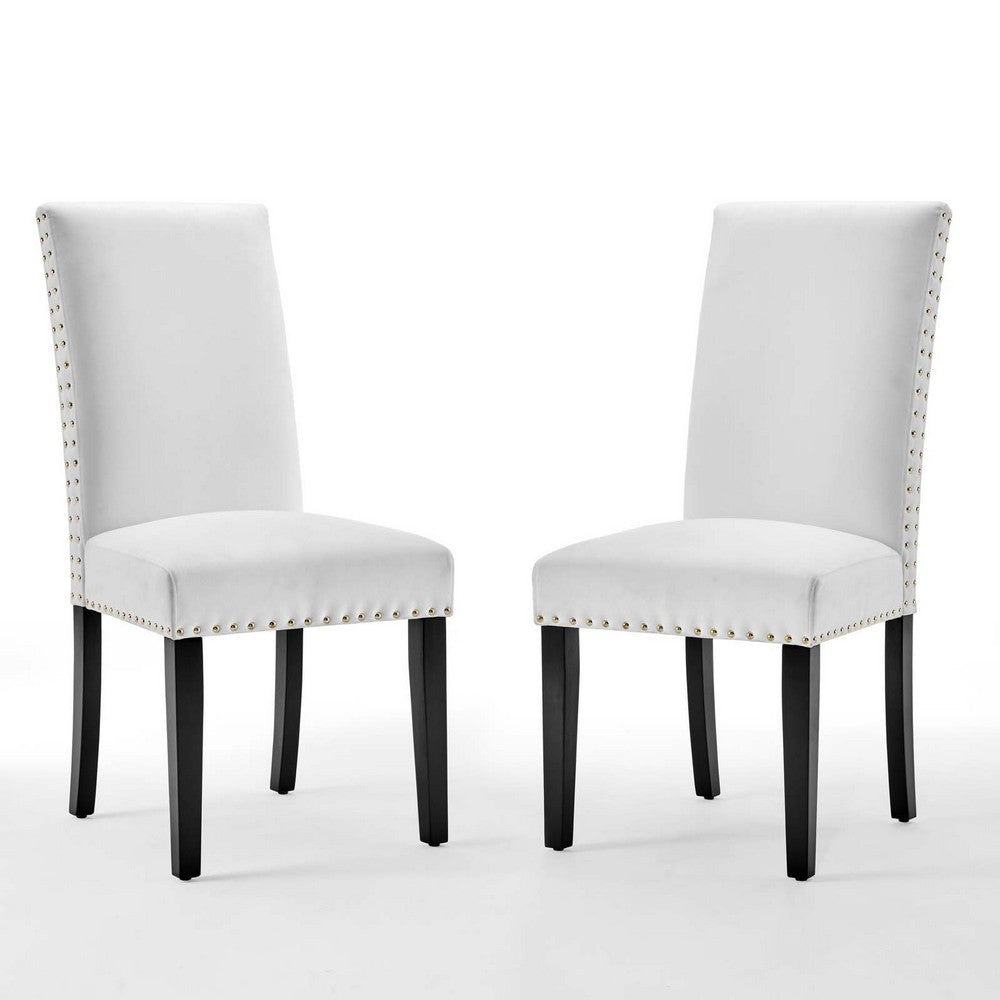 Parcel Performance Velvet Dining Side Chairs - Set of 2 - No Shipping Charges