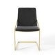 Pitch Performance Velvet Dining Armchair by Modway| Black