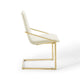 Pitch Performance Velvet Dining Armchair by Modway| White