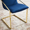 Pitch Performance Velvet Dining Armchair - No Shipping Charges