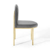 Isla Channel Tufted Performance Velvet Dining Side Chair  - No Shipping Charges