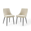 Viscount Upholstered Fabric Dining Chairs - Set of 2 - No Shipping Charges
