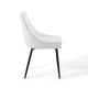 Viscount Upholstered Fabric Dining Chairs Set of 2 by Modway| White