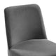 Amplify Sled Base Performance Velvet Dining Side Chair by Modway| Gray
