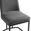 Amplify Sled Base Upholstered Fabric Dining Side Chair - No Shipping Charges