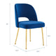 Rouse Dining Room Side Chair by Modway| Blue
