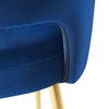 Modway Rouse Performance Velvet Dining Side Chair in Navy MDY-EEI-3836-NAV