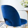 Rouse Dining Room Side Chair by Modway| Blue