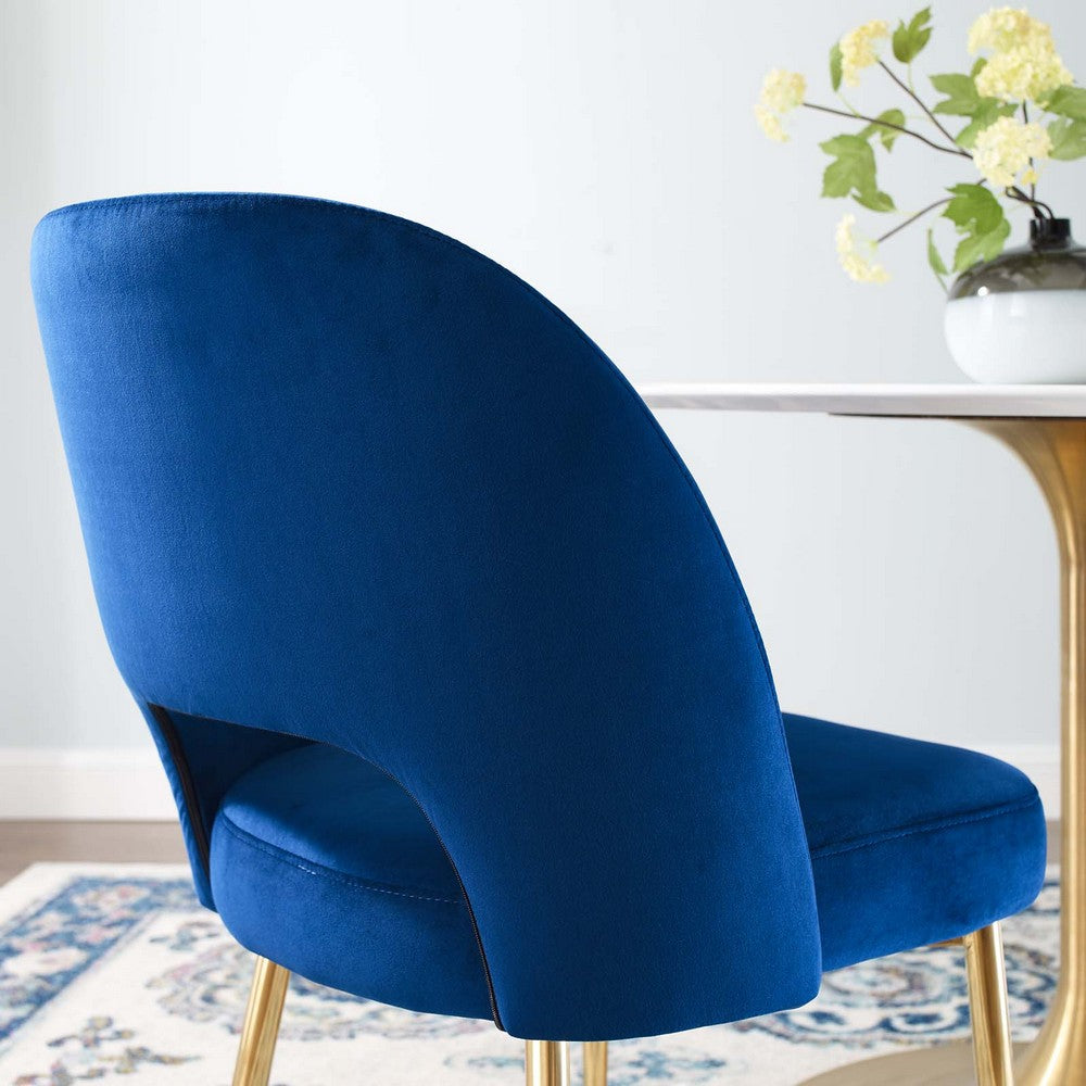 Rouse Dining Room Side Chair by Modway| Blue