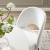 Modway Rouse Performance Velvet Dining Side Chair in White MDY-EEI-3836-WHI