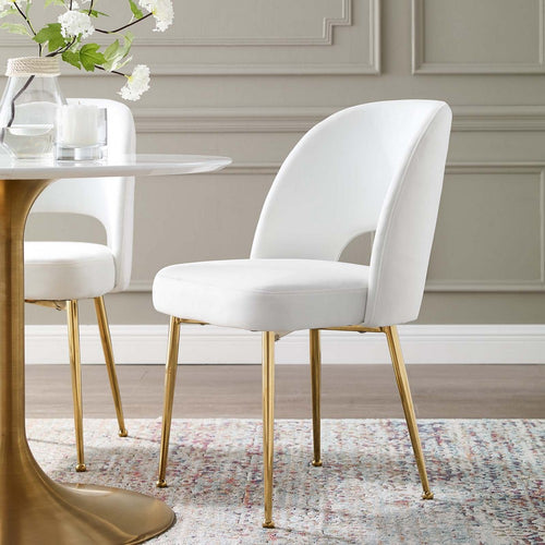 Rouse Dining Room Side Chair by Modway| White
