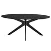 Crossroads 71’’ Oval Wood Dining Table by Modway