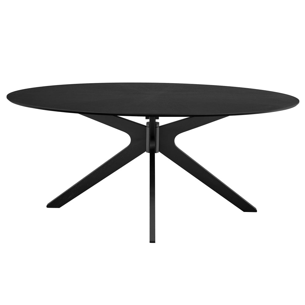 Crossroads 71’’ Oval Wood Dining Table by Modway