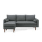 Modway Revive Right Or Left Sectional Modern Upholstered Fabric Sofa Couch Gray MDY-EEI-3867-GRY