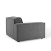 Modway Restore Upholstered Fabric Sectional Sofa Left-Arm Chair Charcoal MDY-EEI-3869-CHA