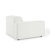 Modway Restore Upholstered Fabric Sectional Sofa Left-Arm Chair White MDY-EEI-3869-WHI