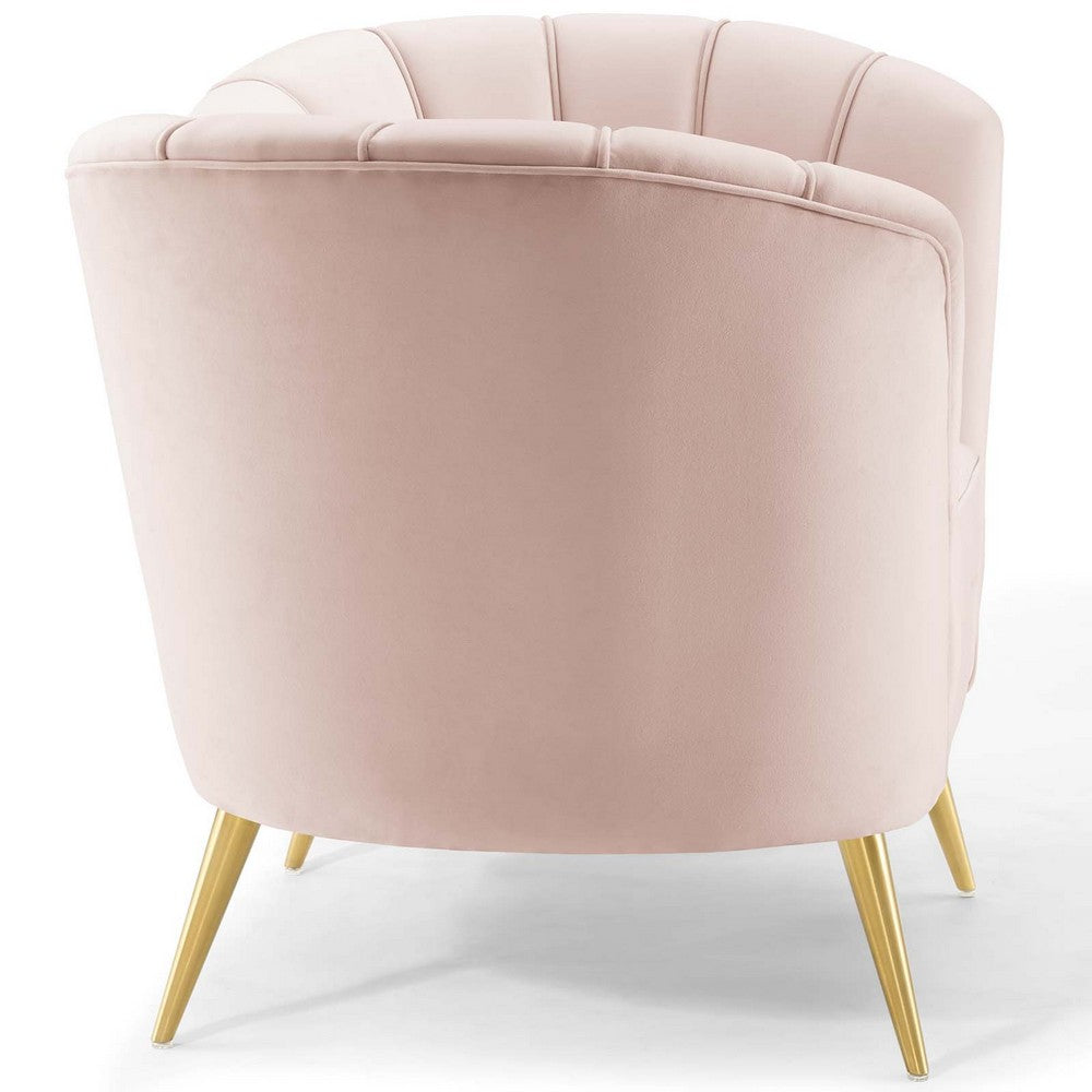 Opportunity Performance Velvet Armchair by Modway| Red