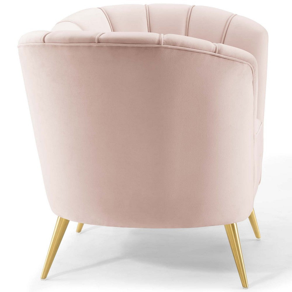 Opportunity Performance Velvet Armchair  - No Shipping Charges