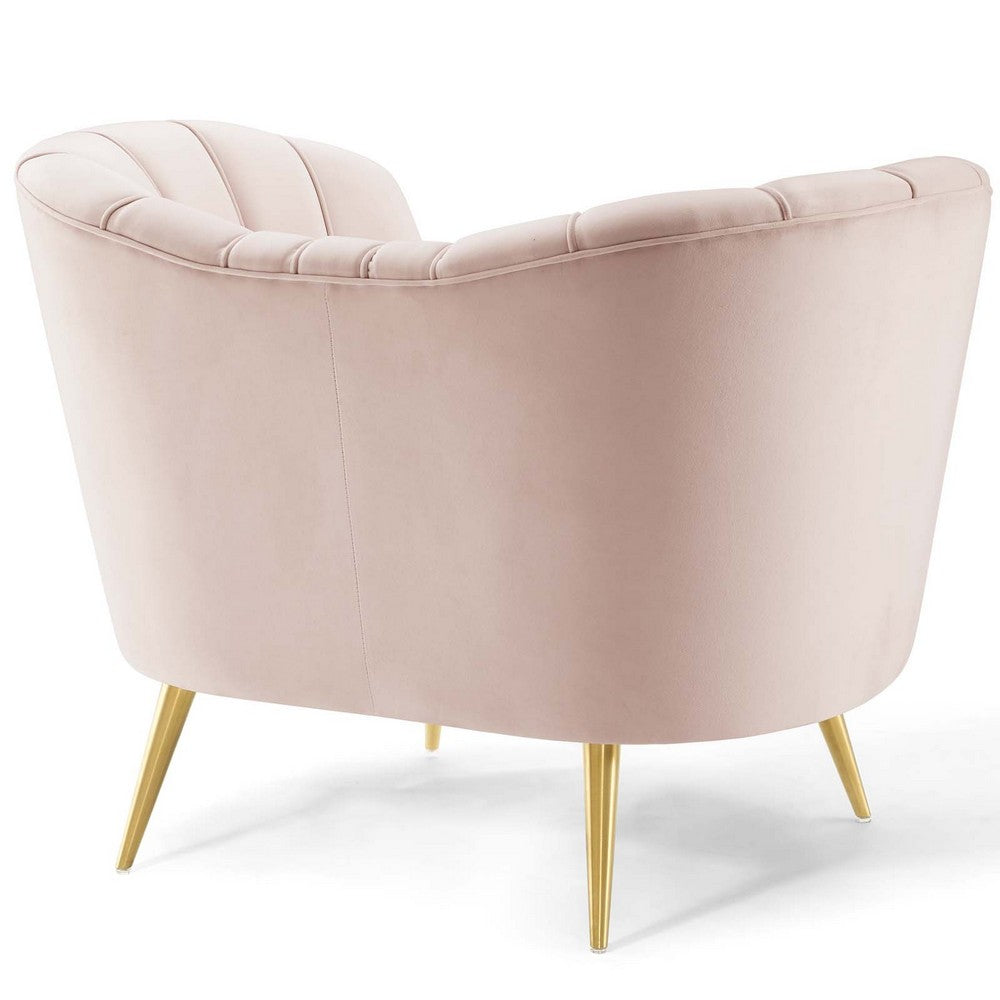 Opportunity Performance Velvet Armchair by Modway| Red