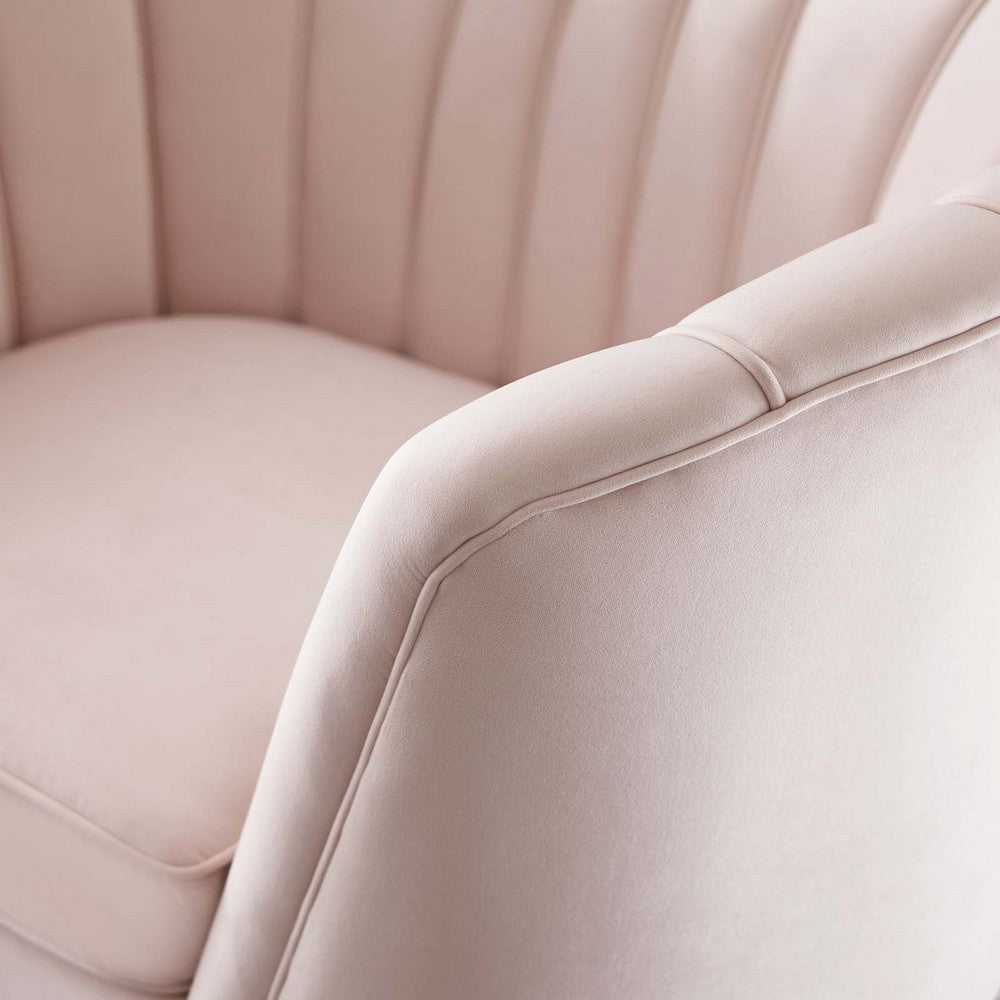 Opportunity Performance Velvet Armchair by Modway| Red