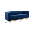 Modway Charisma Sectional Navy MDY-EEI-3886-NAV