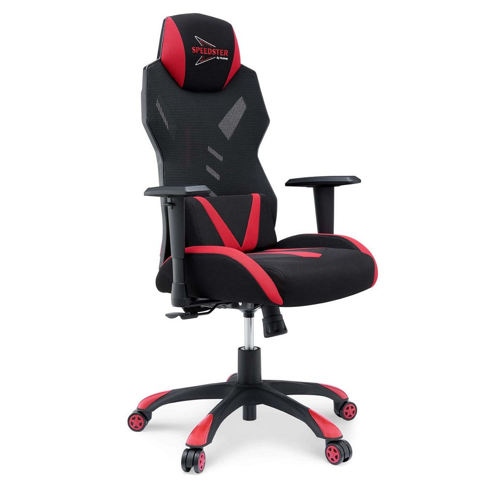 Speedster Mesh Gaming Computer Chair by Modway| Red