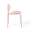Modway Palette Modern Molded Plastic Accent Dining Chair in Pink - Set of 2 - Comes Fully Assembled MDY-EEI-3902-PNK