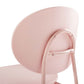 Modway Palette Modern Molded Plastic Accent Dining Chair in Pink - Set of 2 - Comes Fully Assembled MDY-EEI-3902-PNK