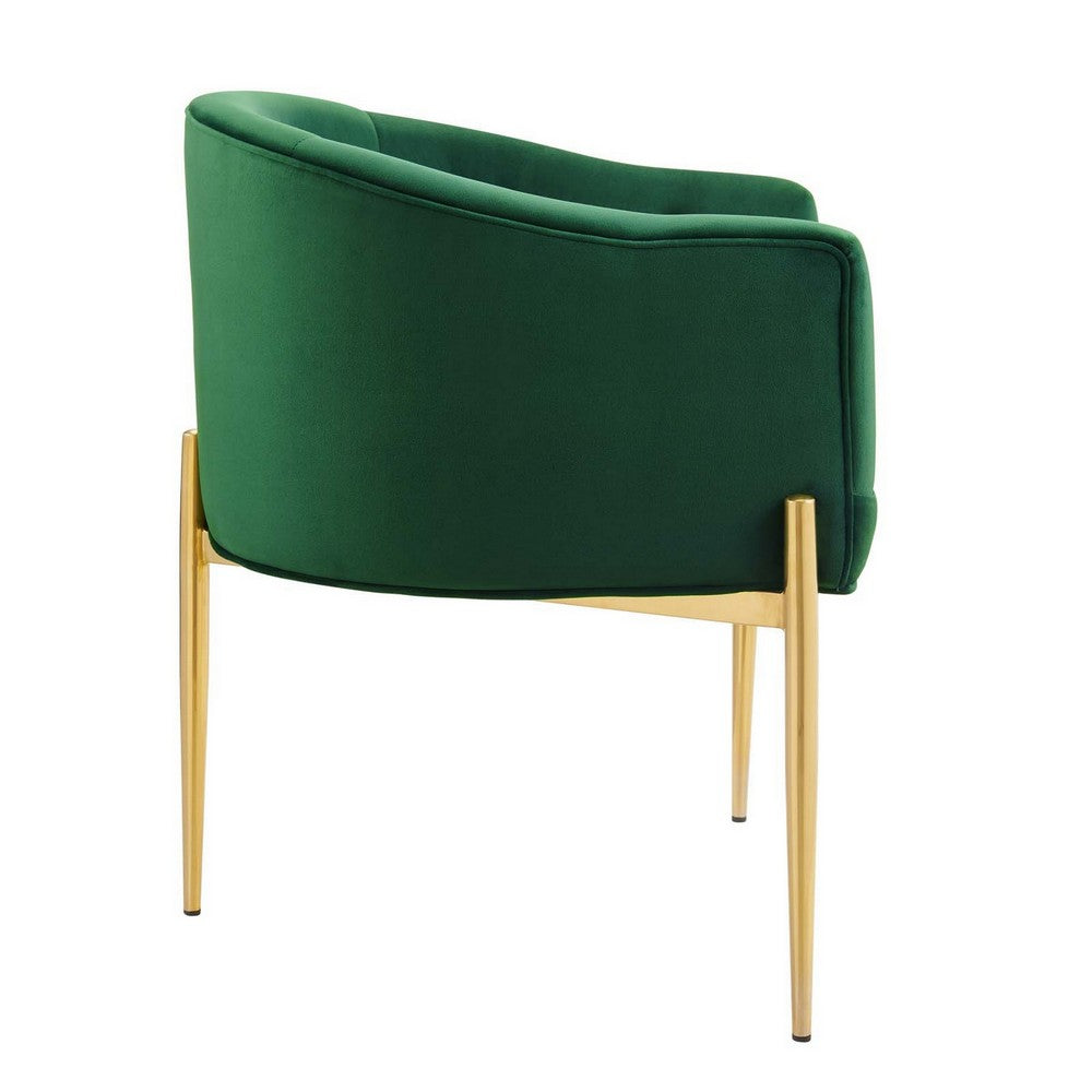 Savour Tufted Performance Velvet Accent Chair by Modway| Green