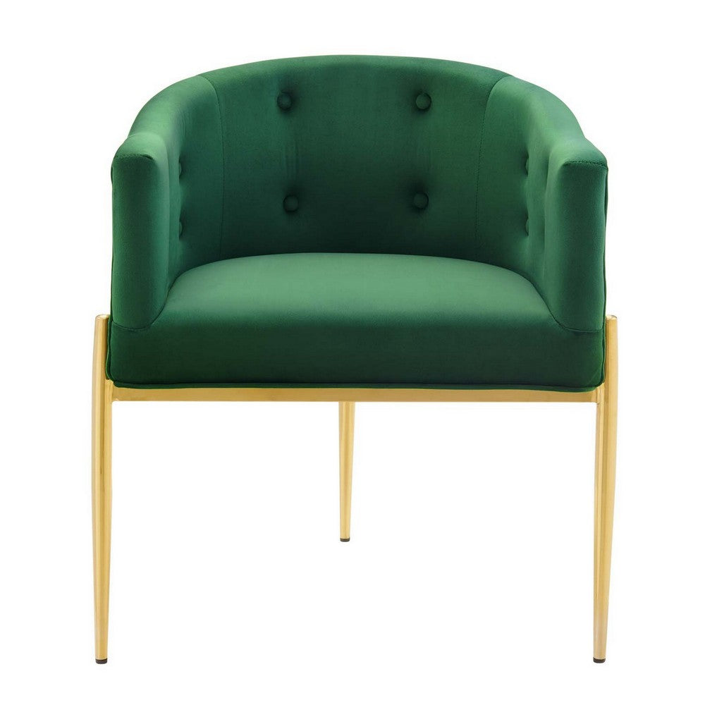 Savour Tufted Performance Velvet Accent Chair by Modway| Green