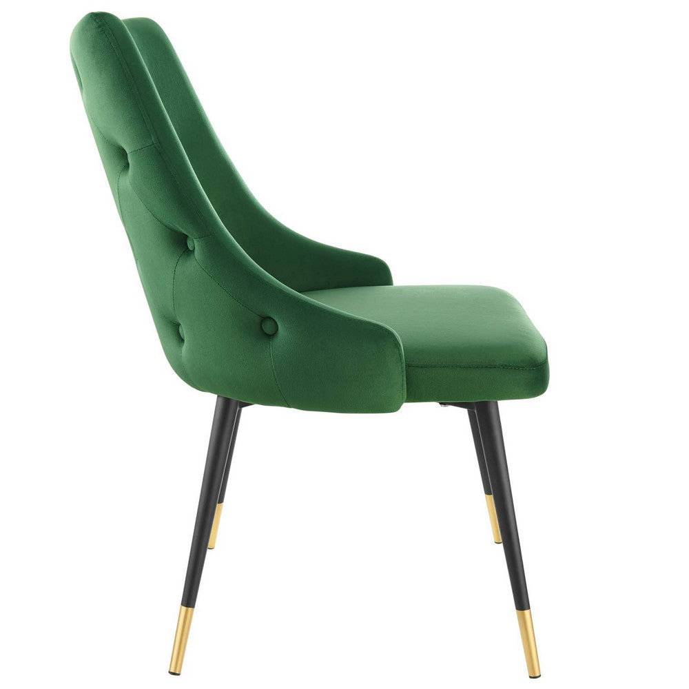 Adorn Tufted Performance Velvet Dining Side Chair by Modway| Green