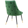 Adorn Tufted Performance Velvet Dining Side Chair by Modway| Green