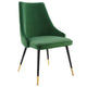 Adorn Tufted Performance Velvet Dining Side Chair by Modway| Green