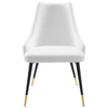 Modway Adorn Tufted Performance Velvet Accent Dining Side Chair White MDY-EEI-3907-WHI