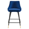 Adorn Performance Velvet Counter Stool by Modway| Blue
