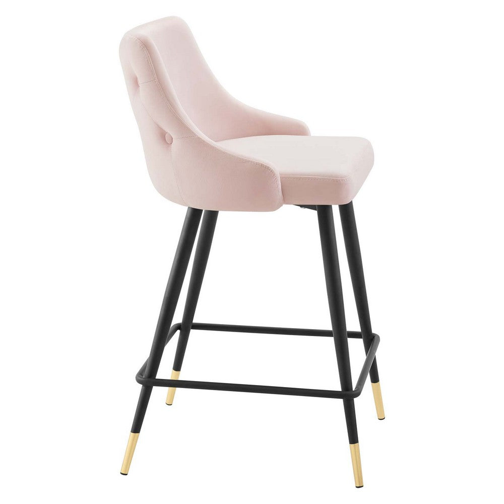 Adorn Performance Velvet Counter Stool - No Shipping Charges