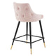 Adorn Performance Velvet Counter Stool by Modway| Red