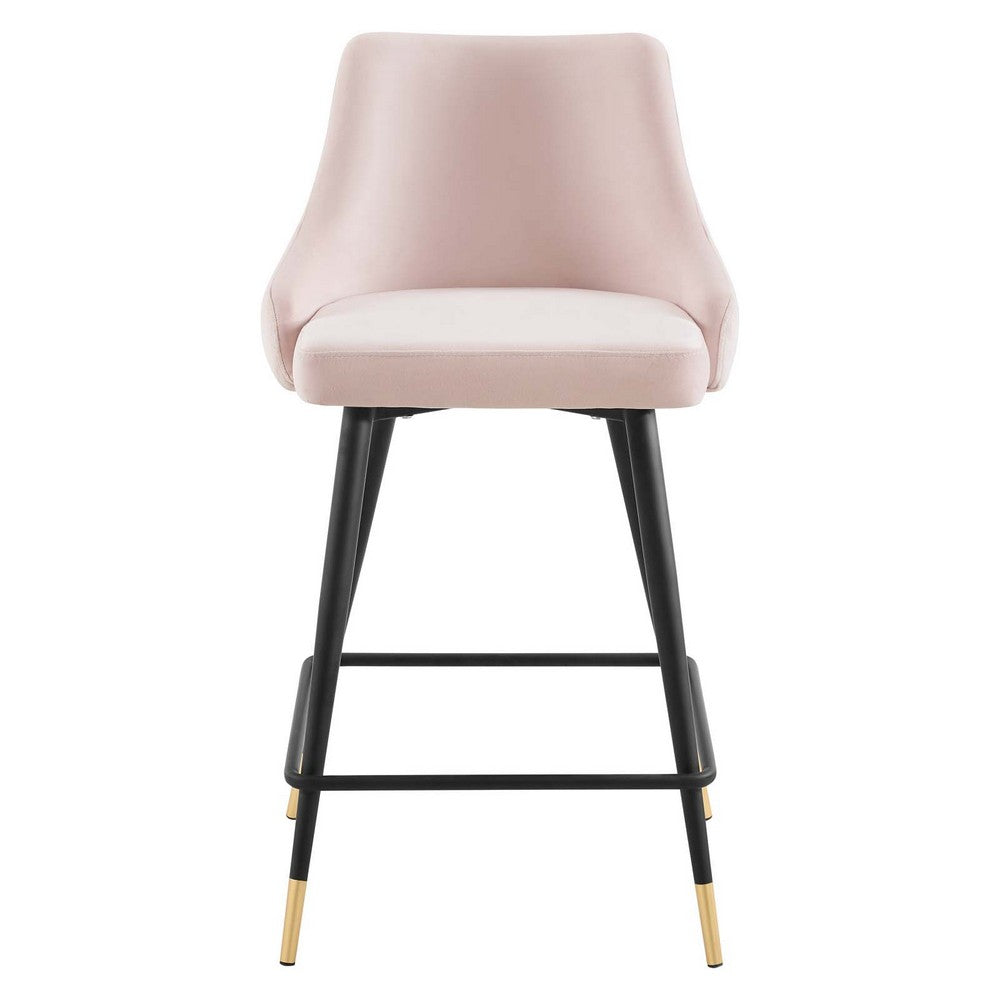 Adorn Performance Velvet Counter Stool - No Shipping Charges