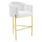 Savour Tufted Performance Velvet Bar Stool  - No Shipping Charges