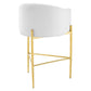 Modway Savour Tufted Performance Velvet Bar Stool White MDY-EEI-3911-WHI