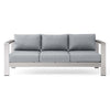 Shore Outdoor Patio Aluminum Sofa by Modway| Gray