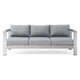 Shore Outdoor Patio Aluminum Sofa by Modway| Gray