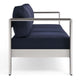 Shore Outdoor Patio Aluminum Sofa by Modway| Blue