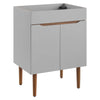 Harvest 24" Bathroom Vanity Cabinet (Sink Basin Not Included) by Modway| Brown