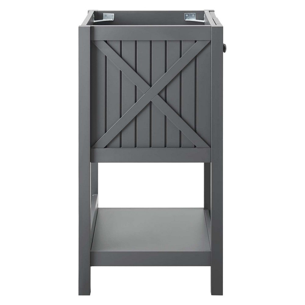 Steam 23" Bathroom Vanity Cabinet (Sink Basin Not Included) by Modway| Gray