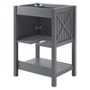 Steam 23" Bathroom Vanity Cabinet (Sink Basin Not Included) by Modway| Gray
