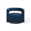 Spin Cutaway Performance Velvet Swivel Armchair - No Shipping Charges