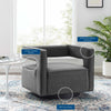 Booth Performance Velvet Swivel Armchair - No Shipping Charges